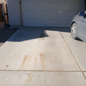 Before Pressure Washing Phoenix rental property
