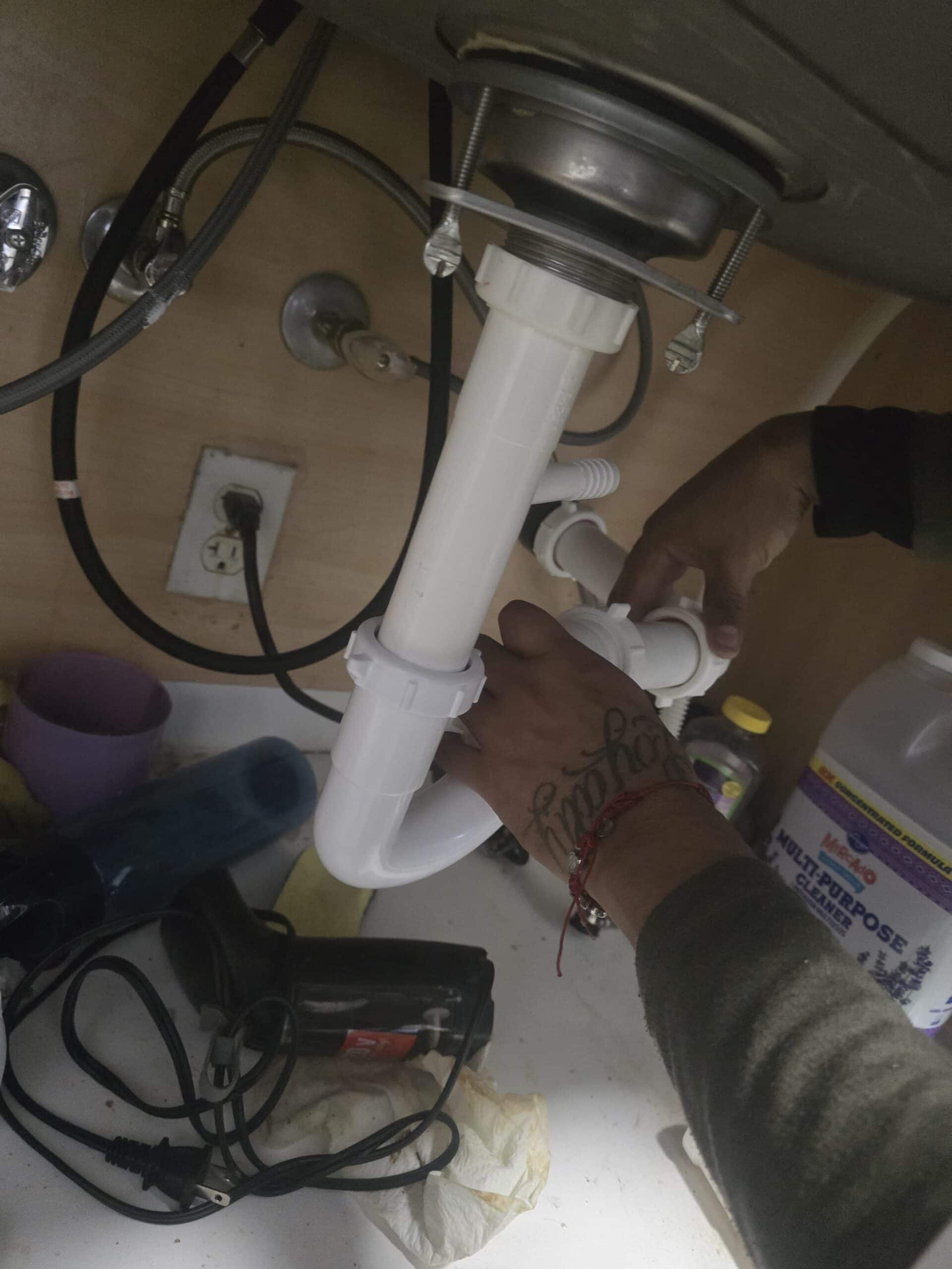 Plumbing Repairs work completed by Breasy