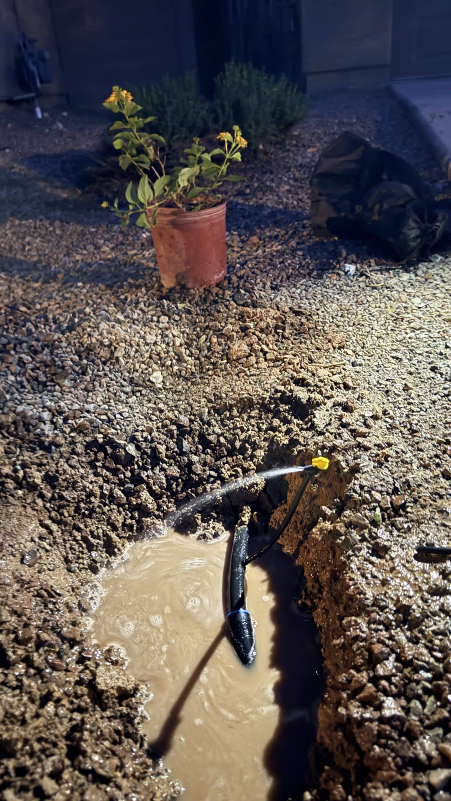EPCOR water pressure irrigation valve repair in San Tan Valley