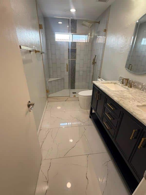 Kitchen and bathroom update work in an Apache Junction, AZ home