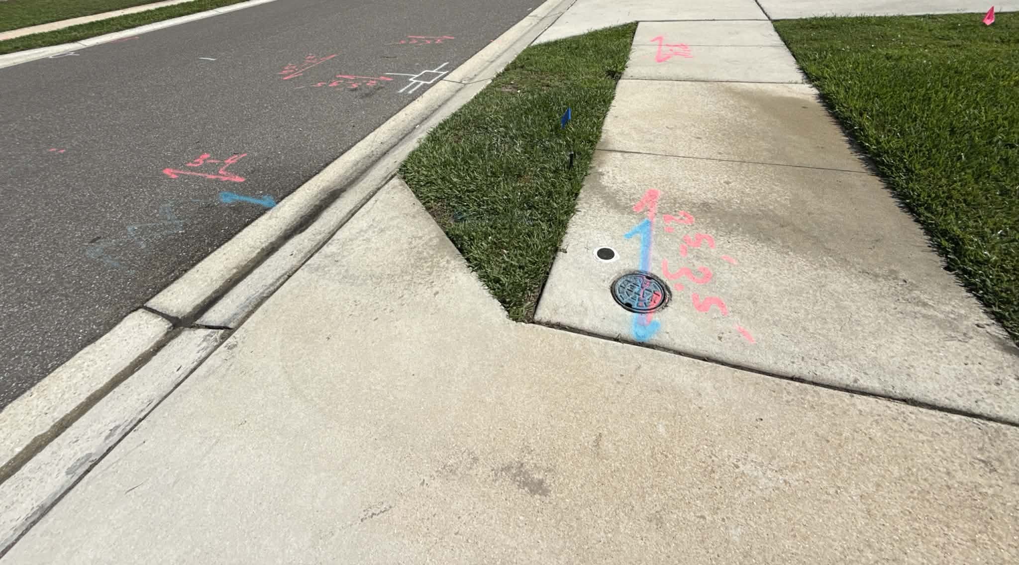 Testing an irrigation zone before sod installation in Jacksonville, FL