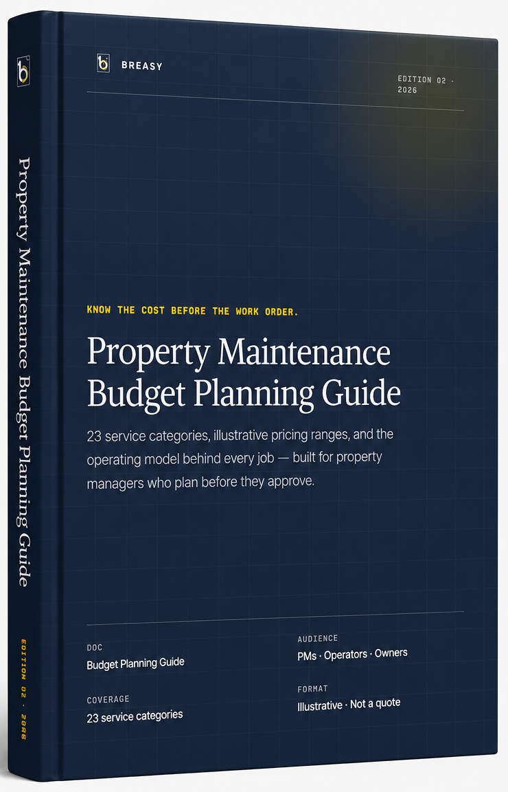 Property Maintenance Budget Planning Guide cover