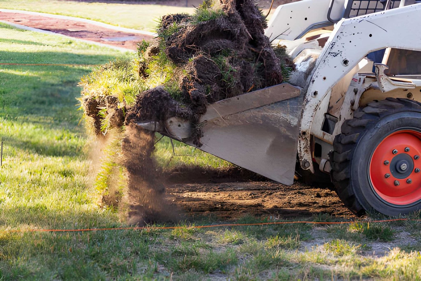Placeholder: replace with a completed yard grading job photo